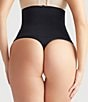 Color:Black - Image 2 - Seamless Solutions High Waist Shaping Thong