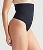 Color:Black - Image 3 - Seamless Solutions High Waist Shaping Thong