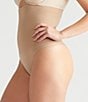Color:Almond - Image 3 - Seamless Solutions High Waist Shaping Thong