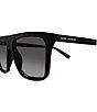 Yves Saint Laurent Men's New Essential 59mm Gradient Rectangle Sunglasses - Image 3