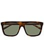 Yves Saint Laurent Men's New Essential 59mm Rectangle Sunglasses - Image 2