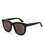Color:Black - Image 1 - Rectangle Sunglasses
