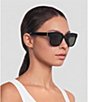 Yves Saint Laurent Square Logo Acetate Sunglasses - Image 3