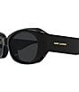 Yves Saint Laurent Women's Bold Injected 57mm Rectangle Sunglasses - Image 3