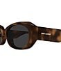 Yves Saint Laurent Women's Bold Injected 57mm Rectangle Sunglasses - Image 6