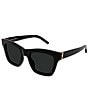 Yves Saint Laurent Women's Monogram Hinge 52mm Cat Eye Sunglasses - Image 5