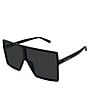 Yves Saint Laurent Women's SL Logo 68mm Rectangle Sunglasses - Image 1