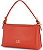 Color:Orange Blossom - Image 2 - Posen Chain Zip Top Shoulder Bag