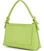 Color:Lime - Image 2 - Posen Chain Zip Top Shoulder Bag