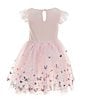 Zunie Little Girls 2-6X Sequin Flutter Sleeve Butterfly Dress | Dillard's