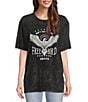 Color:Black - Image 1 - Short Sleeve Free Bird Tee Shirt