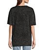 Zutter Short Sleeve Free Bird Western Tee Shirt, Color:Black - Image 2