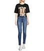 Zutter Short Sleeve Let's Go Girls Tee Shirt, Color:Black - Image 3