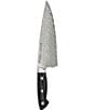 Color:Black/Silver - Image 1 - Kramer Euroline Stainless Damascus Collection 8#double; Chef's Knife