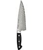 Zwilling Kramer Euroline Stainless Damascus Collection 8#double; Chef's Knife, Color:Black/Silver - Image 1