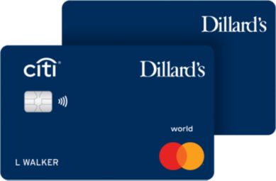 Two Dillard's Mastercards
