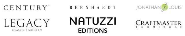 Dillard's Furniture Brands - Bernhardt, Century, CraftMaster Furniture, Legacy, Natuzzi Editions, Jonathan Louis