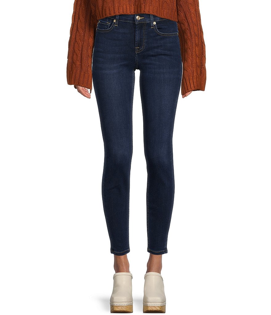 7 For All Mankind Bair Mid Rise Ankle Skinny Jeans | Dillard's