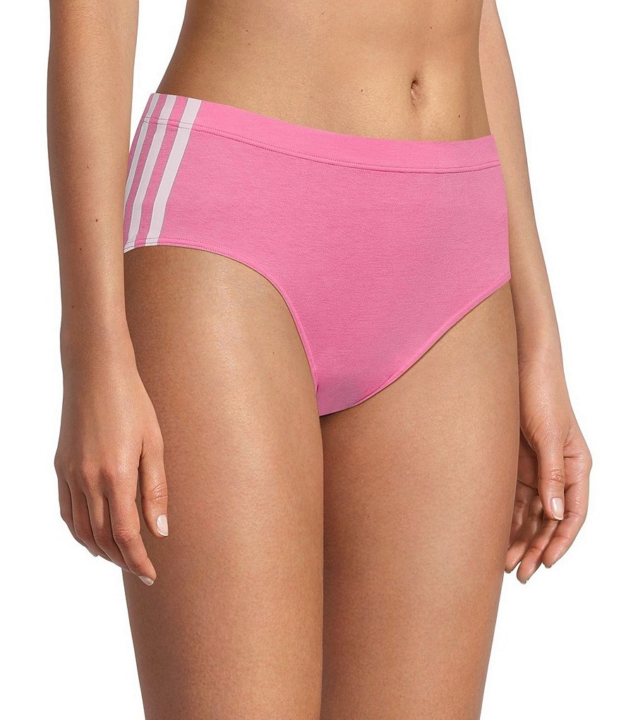 Adidas Women's 3-PK Cotton Hipster Underwear 4A1H34 (Size M) NWT MSRP $36