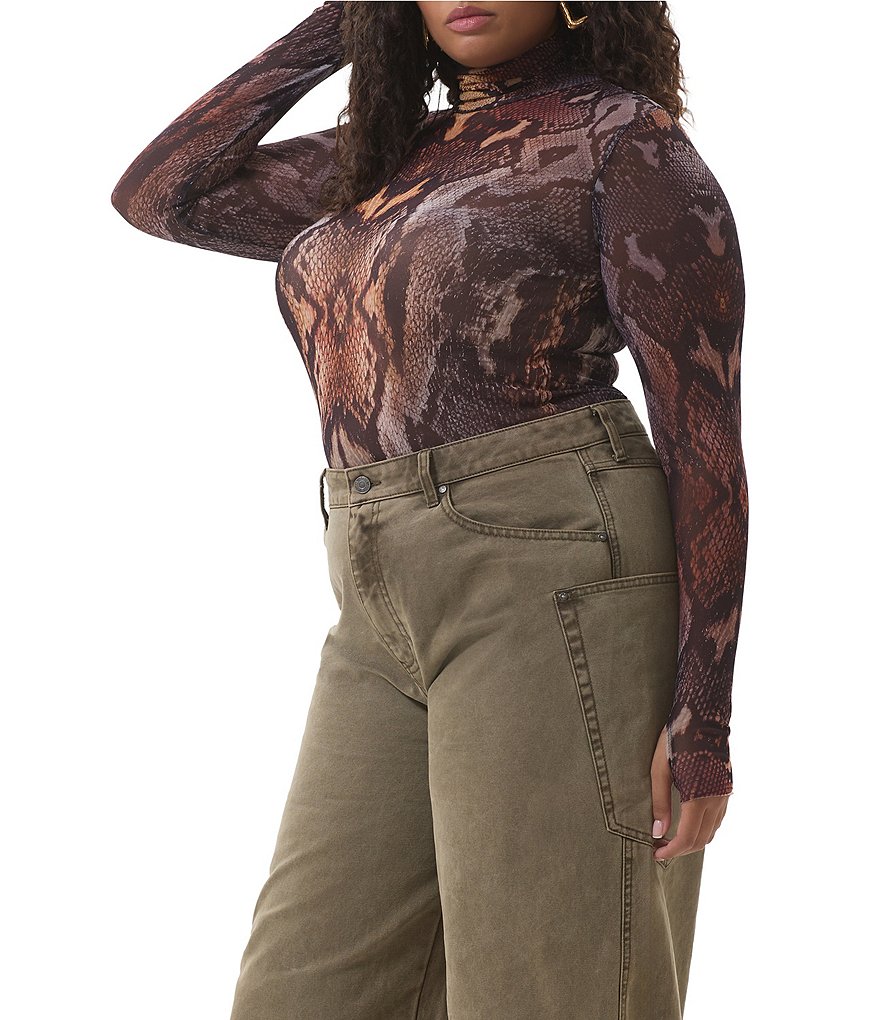 トップス theredthread S snake laceup tops THEREDTHREAD / ザレッドスレッド】S snake laceup tops