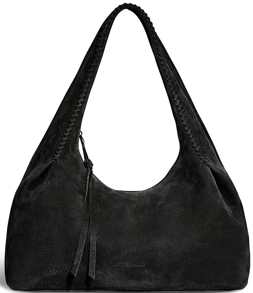 Black suede chain strap tote bag | River Island