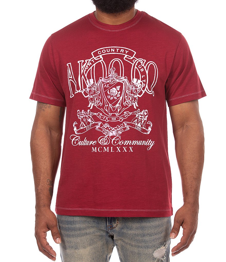 AKOO Country Club Short Sleeve Graphic T-Shirt