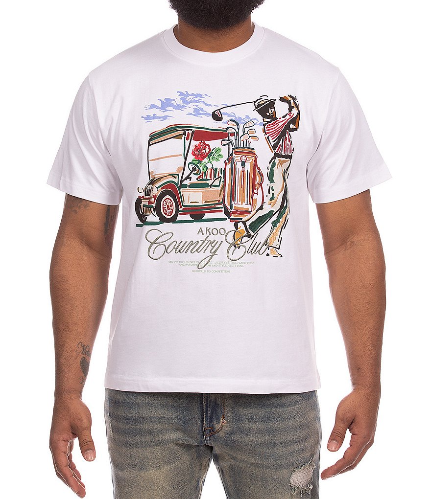 AKOO Tee Time Short Sleeve Graphic T-Shirt