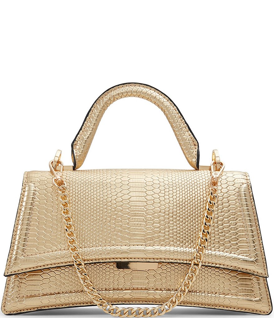 ALDO Attleyyx Top Handle Metallic Satchel Bag | Dillard's