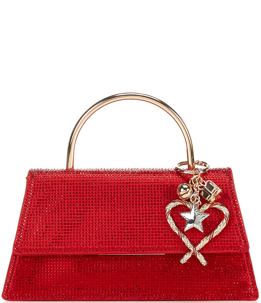 ALDO Candycane Rhinestone Medium Top Handle Satchel Bag | Dillard's ALDO Candycane Rhinestone Medium Top Handle Satchel Bag | Dillard's