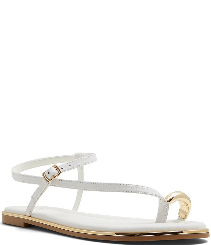 ALDO Jomali Leather Toe Ring Sandals | Dillard's