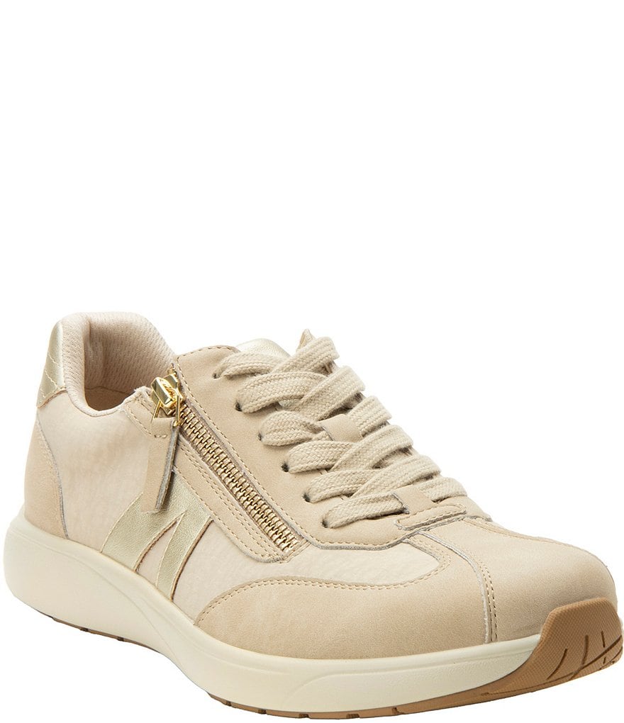 Alegria Eazeer Nylon Lace Up Side Zip Sneakers | Dillard's