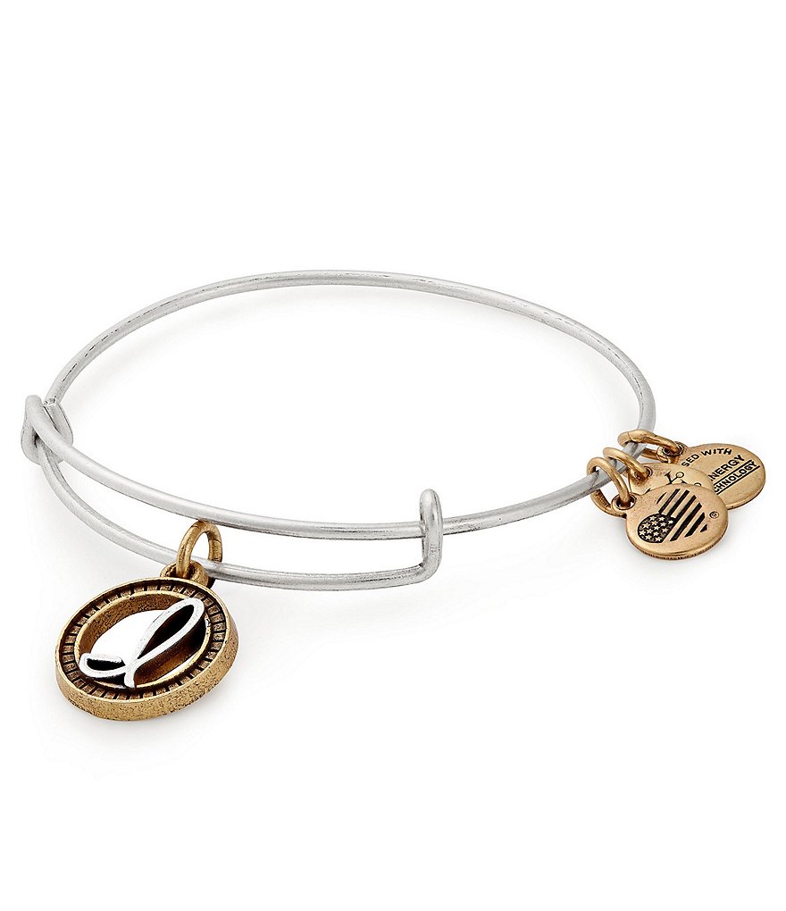 Alex And Ani Initial Charm Bracelet Dillard S Alex And Ani Initial Charm Bracelet