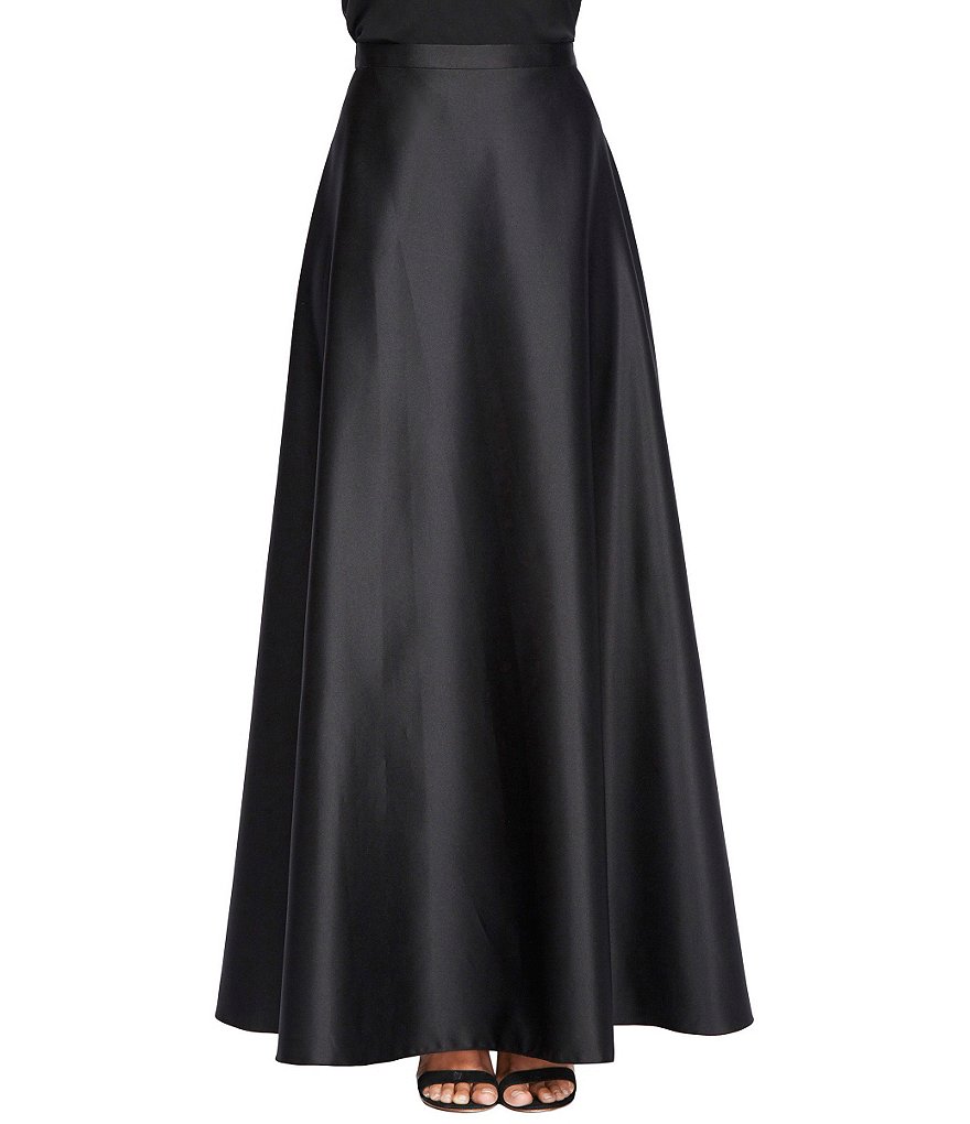 Alex Evenings Long Satin Skirt | Dillards