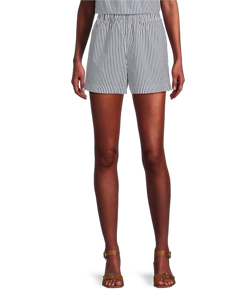 Alex Marie x Brrr° Layla Pin Stripe Pull On Short | Dillard's