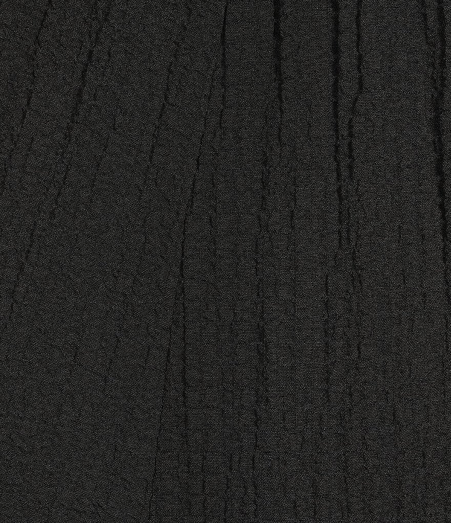 Woven Pull-On Wide Leg Ankle Length Pants thumbnail 4