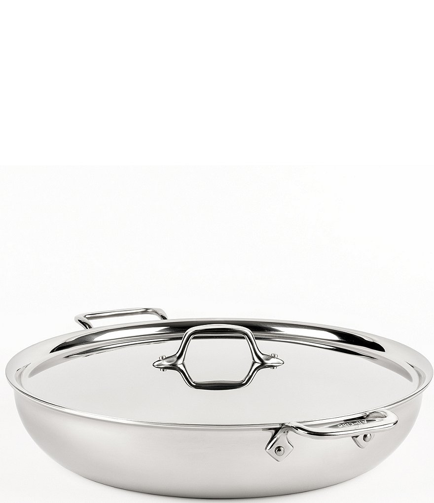 D3 Stainless Everyday 3-ply Bonded Cookware, Sauté Pan with lid, 3 quart