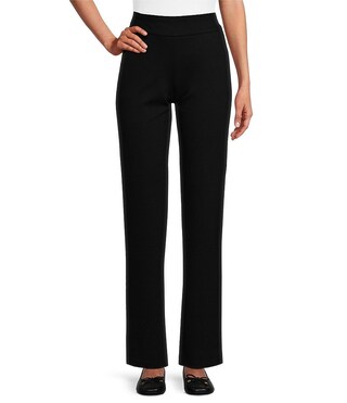 SLIM-SATION Pantaloni Donna A Gamba Dritta, Taglie Forti, Con Pannello Dimagrante Nascosto