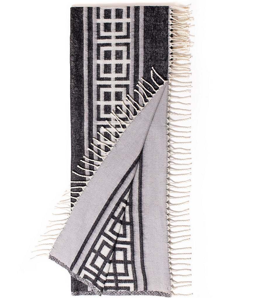 Amity Home Jaki Geometric Print Throw Blanket