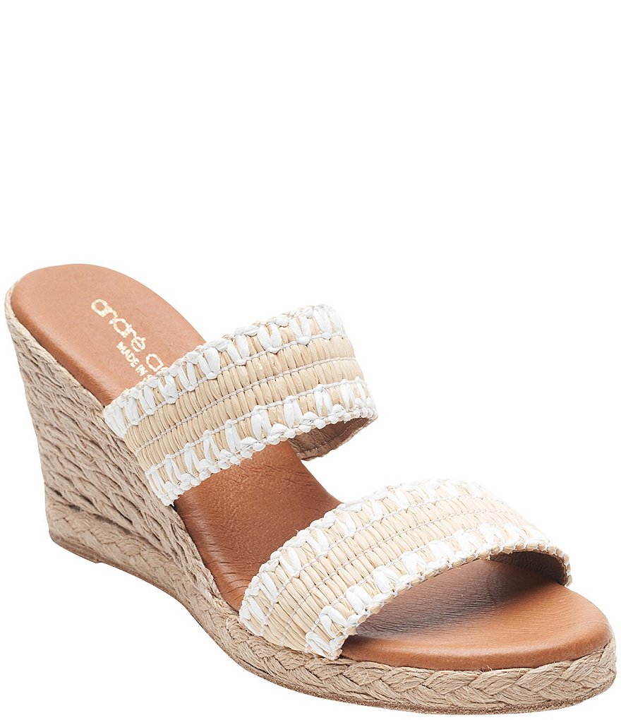 Andre Assous Nolita Raffia Espadrille Wedges | Dillard's