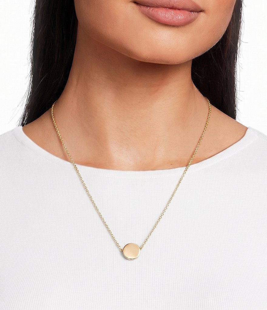 Waterproof Ball Pendant Delicate Chain Necklace