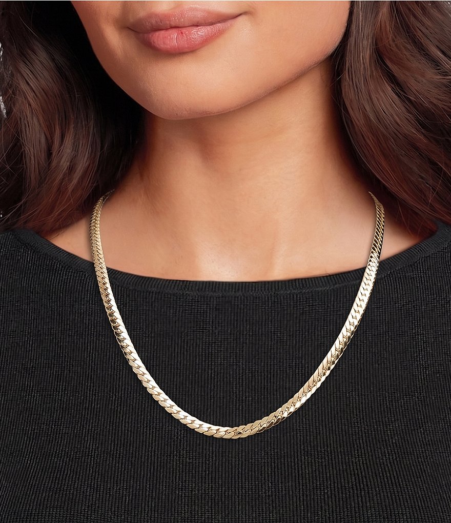 Waterproof Curb Chain Necklace