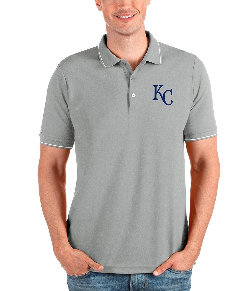 Antigua, Shirts, Antigua Chicago Cubs Mens 4xl Short Sleeve Polo Shirt  Blue Baseball Mlb Cubbies