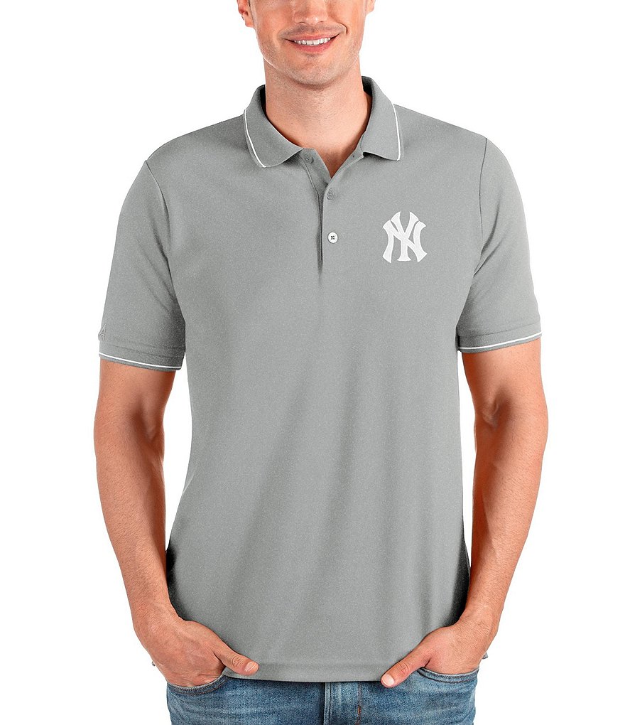 Houston Astros Polo Shirt Mens 2XL MLB Genuine Merchandise Gray MLB