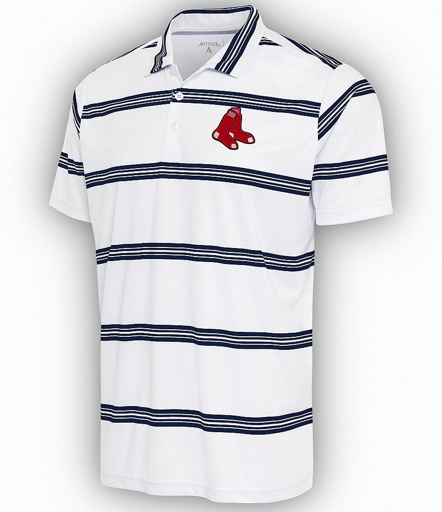 Antigua MLB American League Groove Short Sleeve Polo Shirt, Mens, L, New York Yankees Black