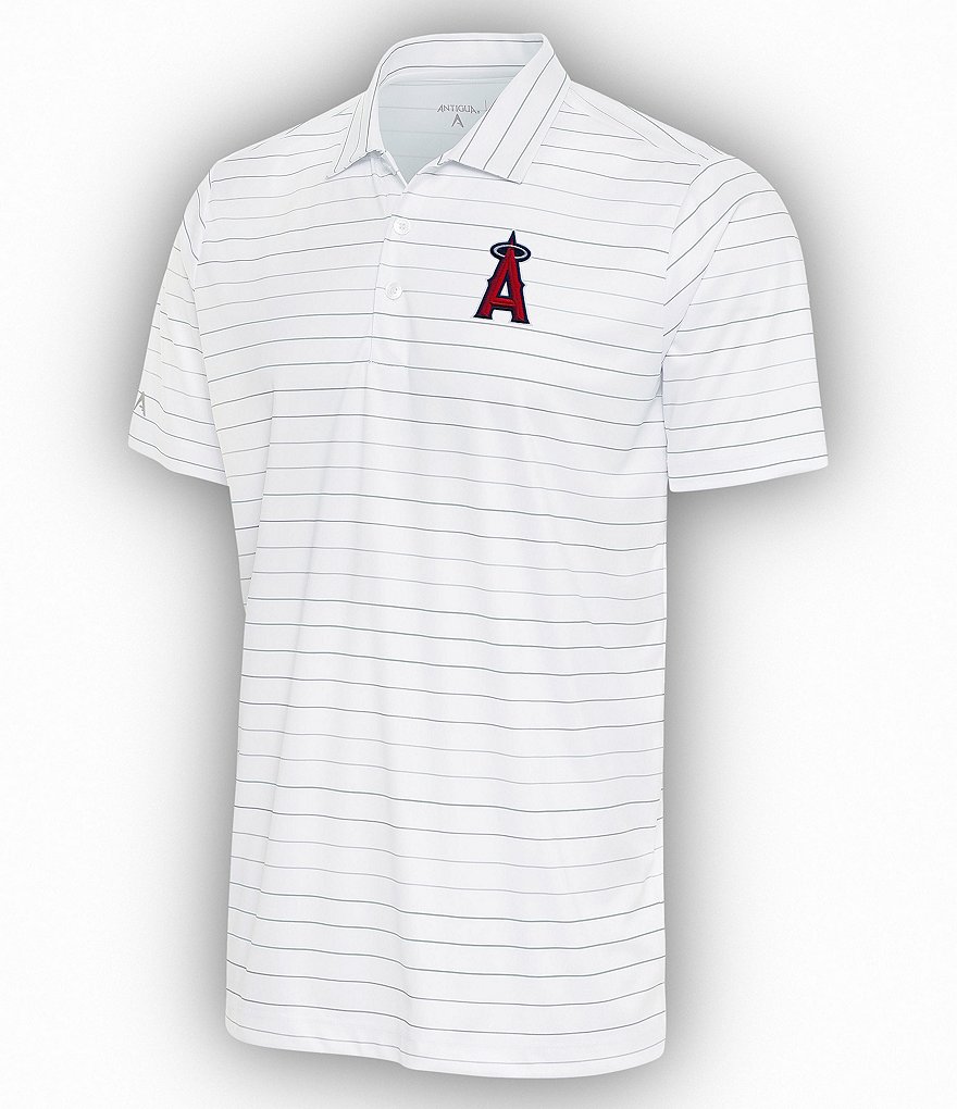 Men's Antigua White/Navy New York Yankees Groove Polo Size: Small