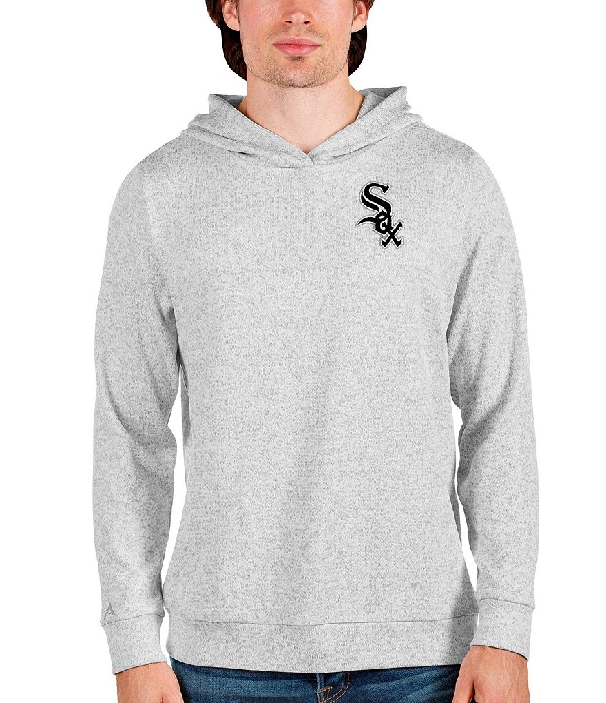 Antigua MLB American League Absolute Hoodie, Mens, L, Tampa Bay Rays Black