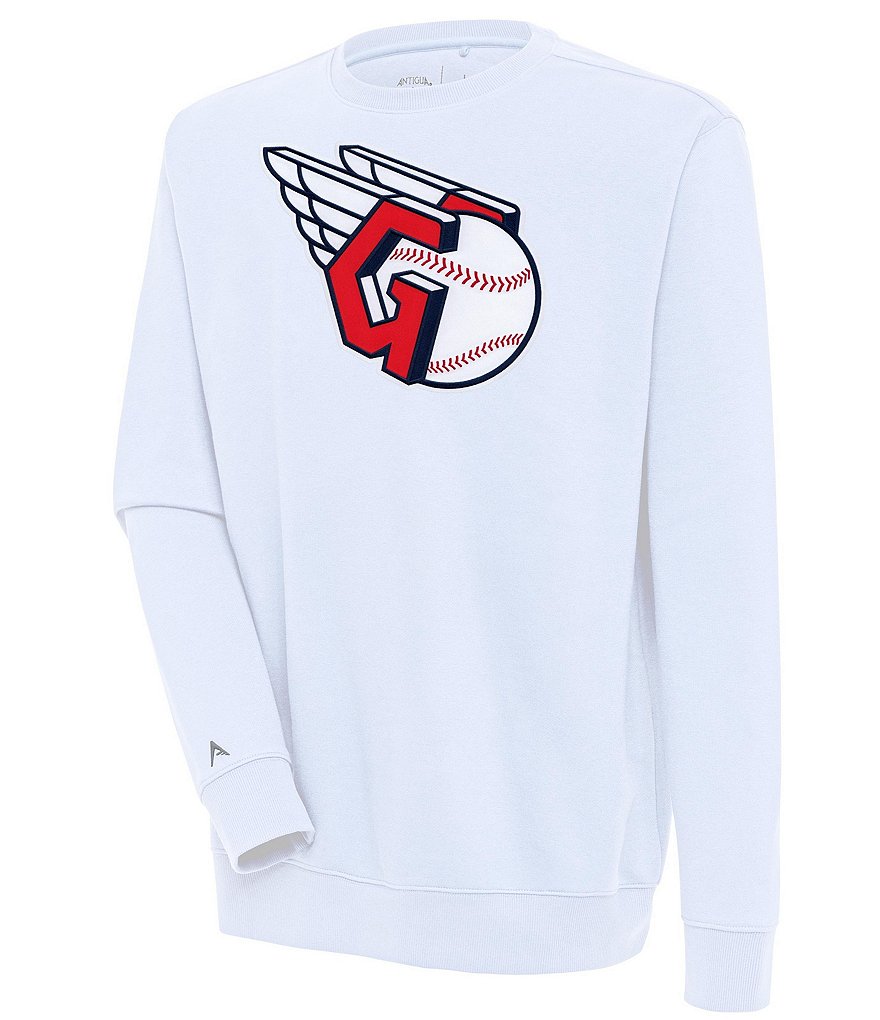 Women's Antigua White Atlanta Falcons Victory Pullover Hoodie