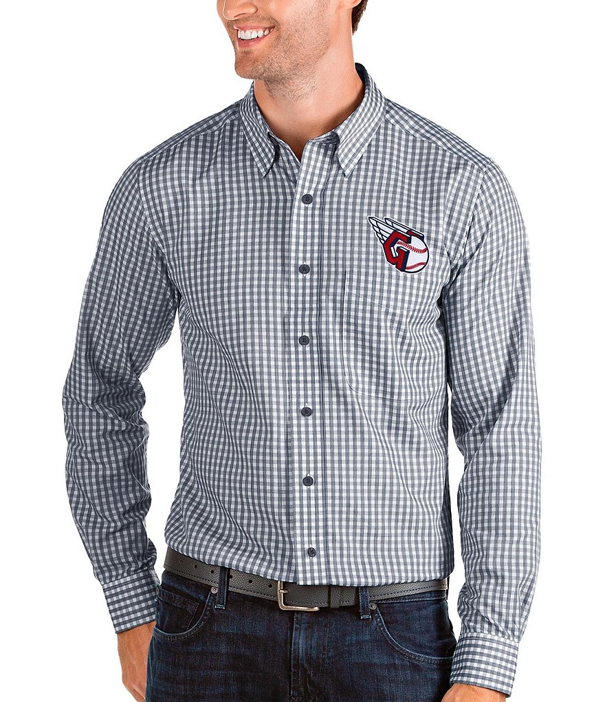 Antigua MLB National League Compression Long Sleeve Woven Shirt - S