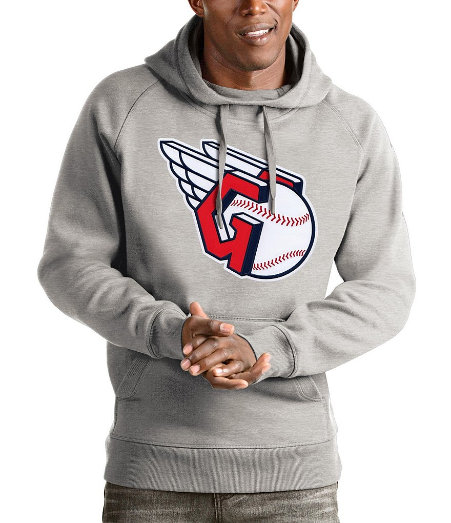 Antigua MLB Cleveland Guardians Long-Sleeve Hoodie