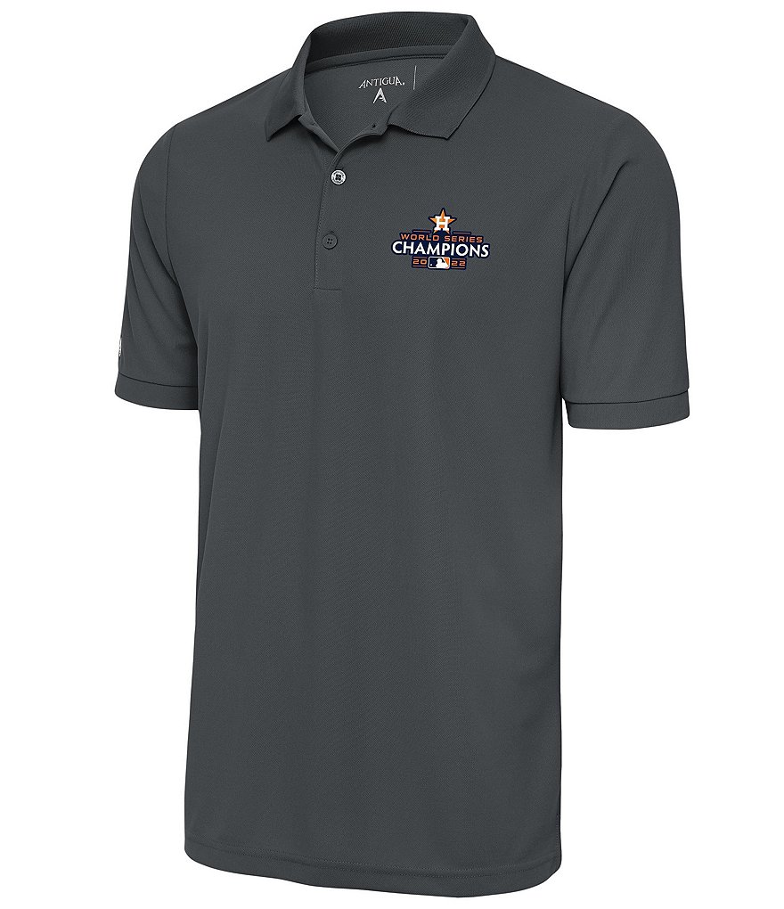 Antigua MLB Houston Astros 2022 World Series Champions Legacy Short-Sleeve Polo Shirt - L